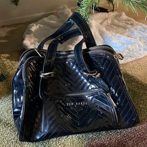 Ted Baker leather chevron purse in good condition.